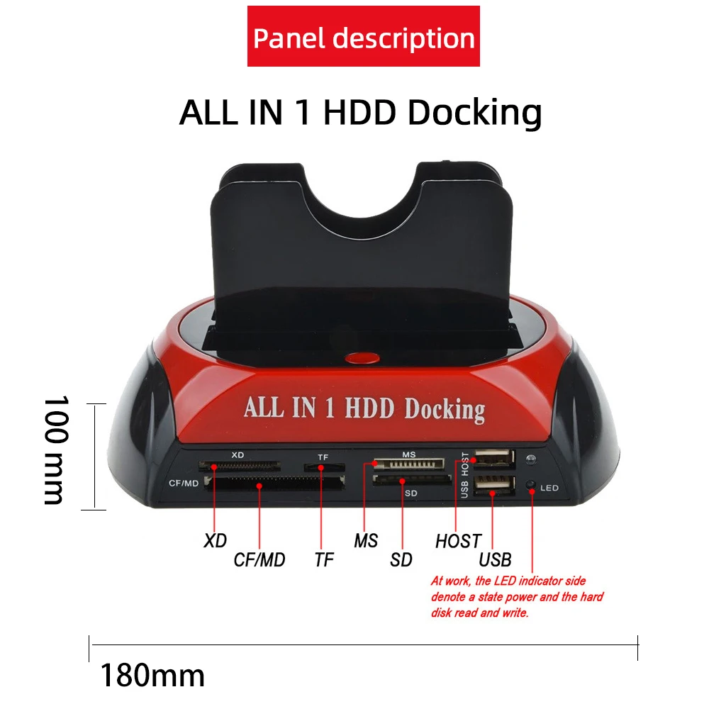 HDD SSD Docking Station USB to 2.5 3.5 Inch SATAI/II/III IDE Dual Slots External Hard Disk Enclosure case hd externo HDD SSD Docking Station USB to 2.5 3.5 Inch SATAI/II/III IDE Dual Slots External Hard Disk Enclosure case hd externo