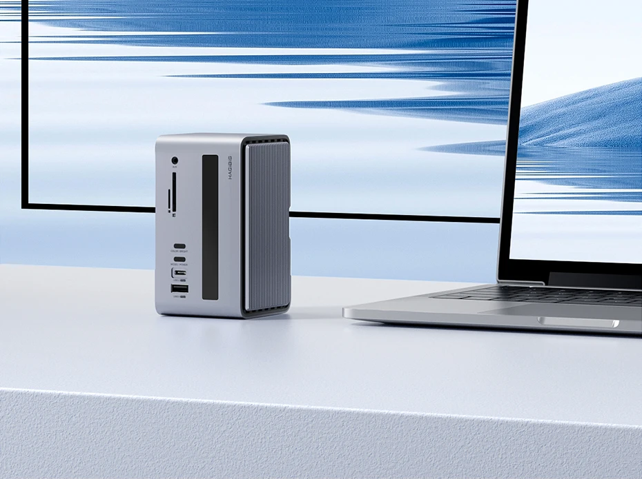 Hagibis USB C Docking Station with Dual HDMI-compatible M.2 SSD Enclosure Ethernet 100W PD USB Hub SD/TF for Laptop Macbook Pro Hagibis USB C Docking Station with Dual HDMI-compatible M.2 SSD Enclosure Ethernet 100W PD USB Hub SD/TF for Laptop Macbook Pro