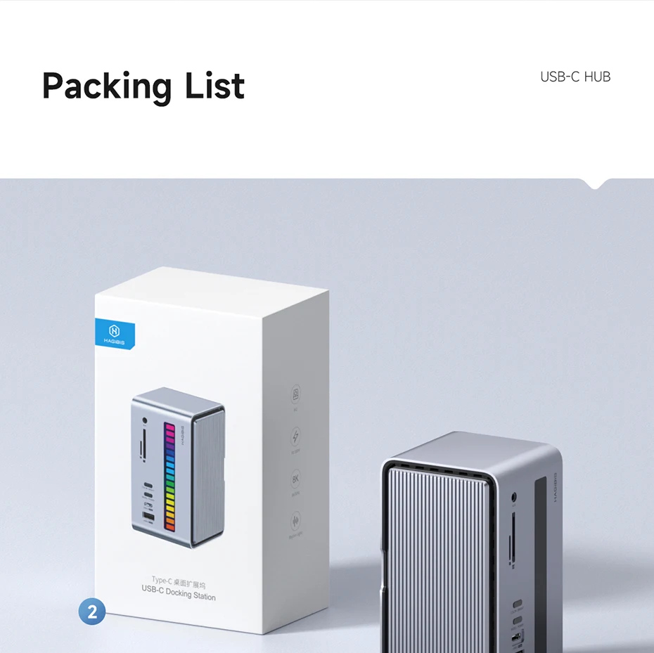 Hagibis USB C Docking Station with Dual HDMI-compatible M.2 SSD Enclosure Ethernet 100W PD USB Hub SD/TF for Laptop Macbook Pro Hagibis USB C Docking Station with Dual HDMI-compatible M.2 SSD Enclosure Ethernet 100W PD USB Hub SD/TF for Laptop Macbook Pro