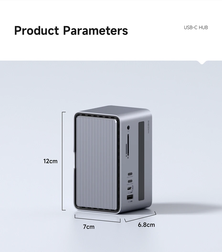 Hagibis USB C Docking Station with Dual HDMI-compatible M.2 SSD Enclosure Ethernet 100W PD USB Hub SD/TF for Laptop Macbook Pro Hagibis USB C Docking Station with Dual HDMI-compatible M.2 SSD Enclosure Ethernet 100W PD USB Hub SD/TF for Laptop Macbook Pro