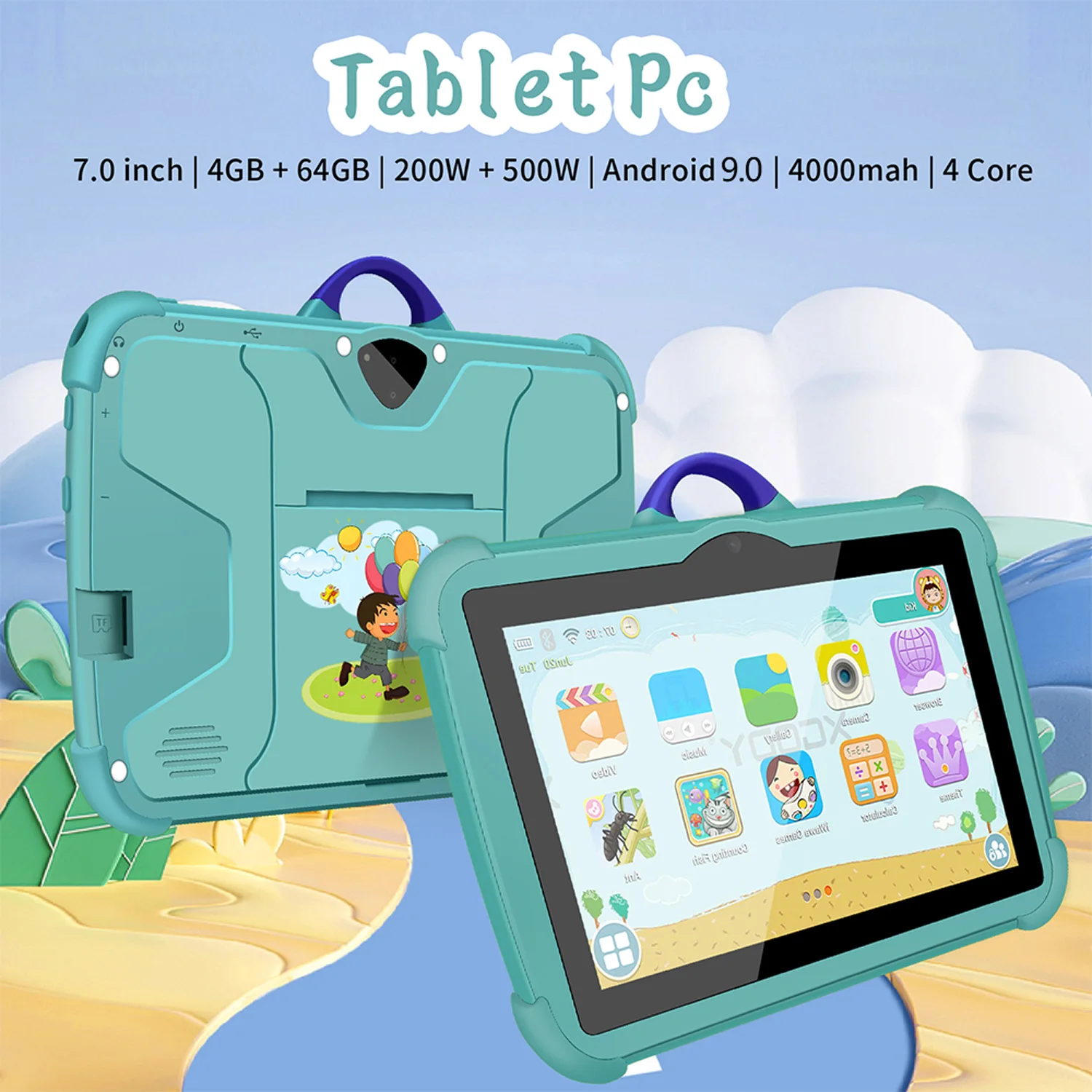 2024 New C8 Kids Tablets 7 Inch 5G WiFi For Study Education Tablet Children's Birthday Gift 4GB RAM 64GB ROM Quad Core 4000mAh 2024 New C8 Kids Tablets 7 Inch 5G WiFi For Study Education Tablet Children's Birthday Gift 4GB RAM 64GB ROM Quad Core 4000mAh
