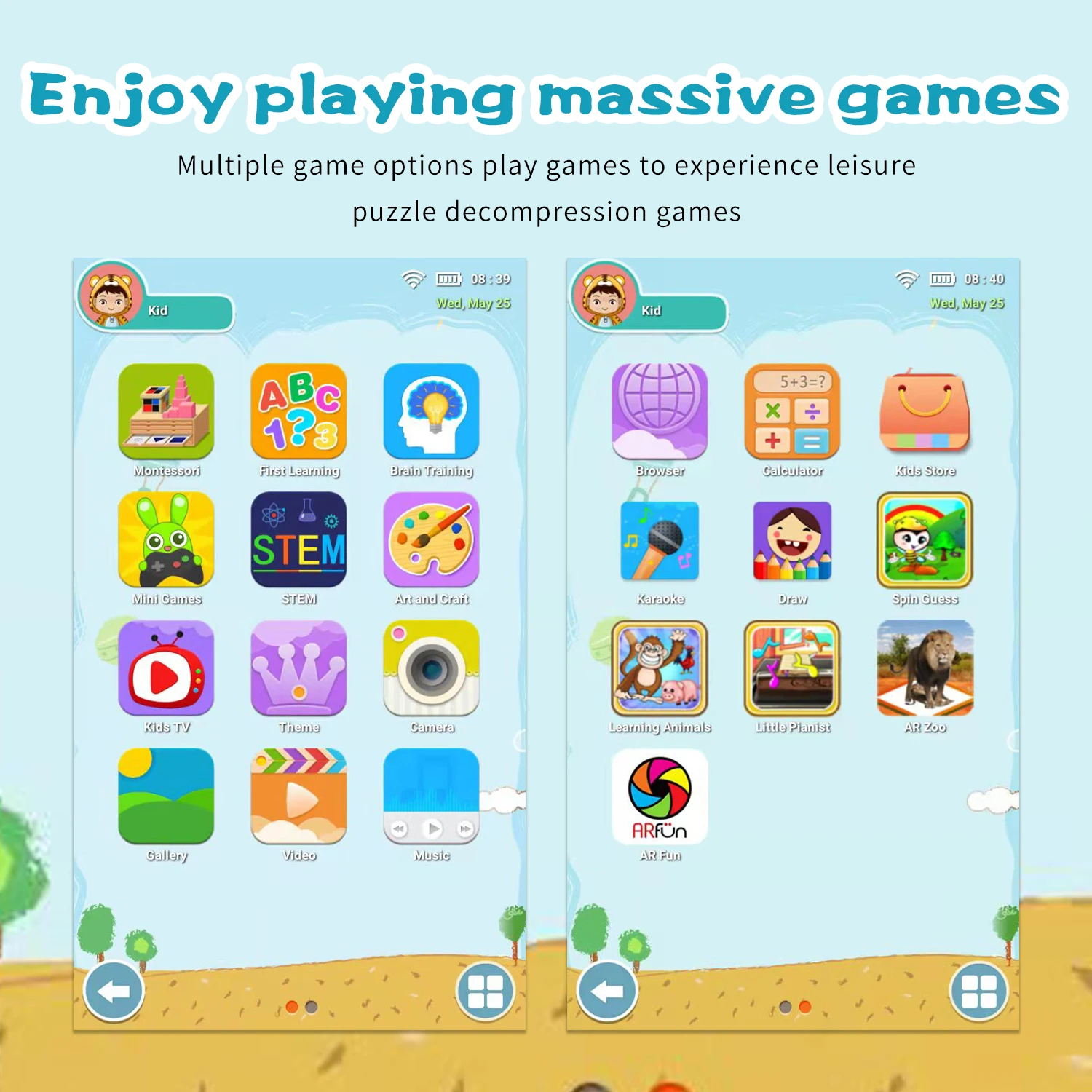 2024 New C8 Kids Tablets 7 Inch 5G WiFi For Study Education Tablet Children's Birthday Gift 4GB RAM 64GB ROM Quad Core 4000mAh 2024 New C8 Kids Tablets 7 Inch 5G WiFi For Study Education Tablet Children's Birthday Gift 4GB RAM 64GB ROM Quad Core 4000mAh