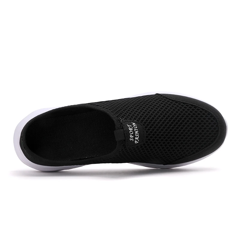 YRZL Mens Half Slippers Summer Breathable Mesh Mens Shoes Outdoor Casual Walking Shoes Large Flat Light Mesh Slippers Sandals YRZL Mens Half Slippers Summer Breathable Mesh Mens Shoes Outdoor Casual Walking Shoes Large Flat Light Mesh Slippers Sandals