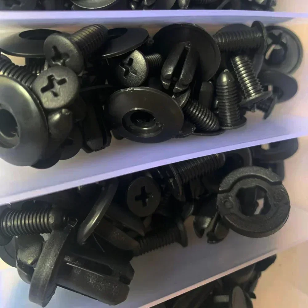 50/100pcs Auto Fastener Clip Kit Fender Rivet Clips Car Body Push Retainer Pin Rivet Bumper Door Trim Panel Retainer Car Clips 50/100pcs Auto Fastener Clip Kit Fender Rivet Clips Car Body Push Retainer Pin Rivet Bumper Door Trim Panel Retainer Car Clips