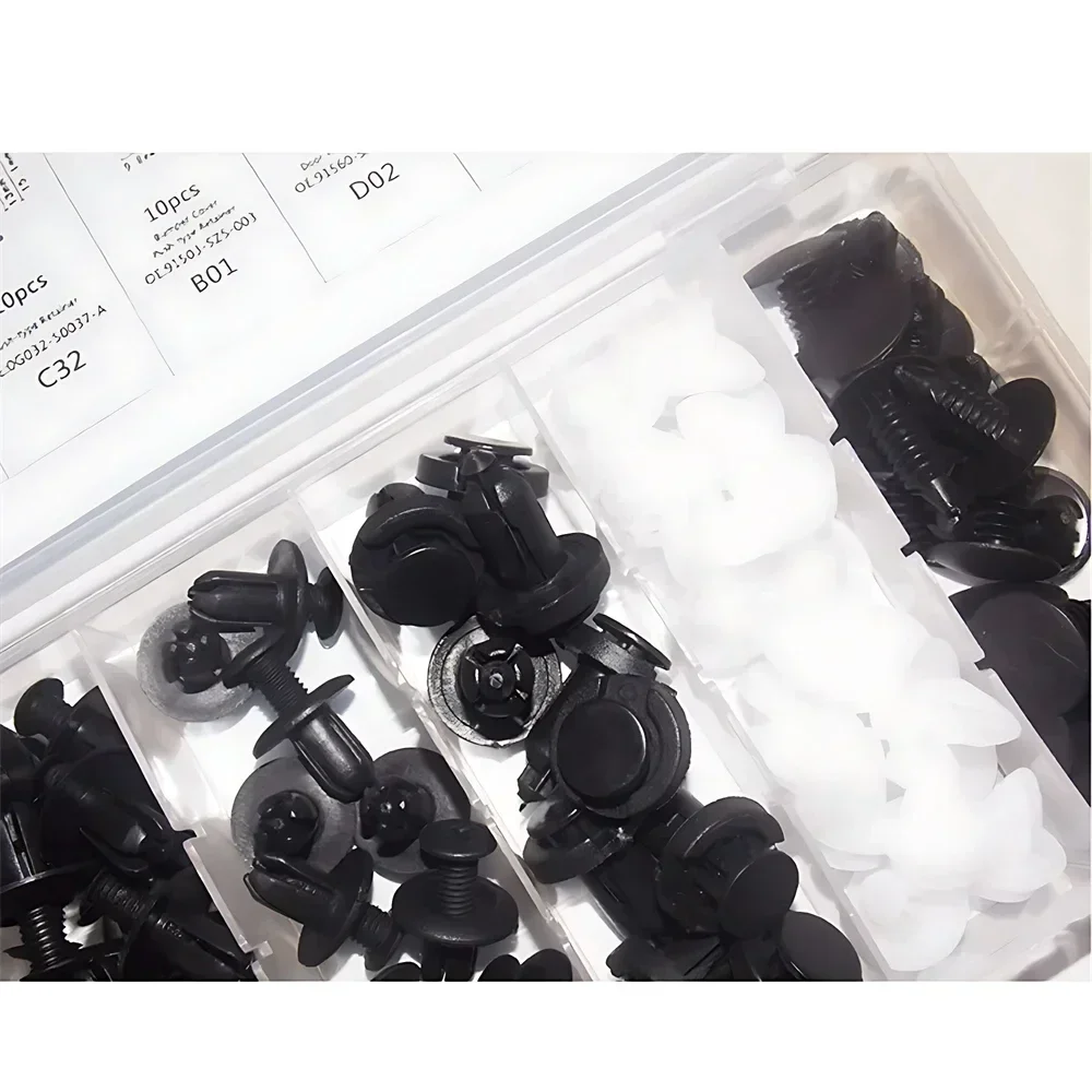 50/100pcs Auto Fastener Clip Kit Fender Rivet Clips Car Body Push Retainer Pin Rivet Bumper Door Trim Panel Retainer Car Clips 50/100pcs Auto Fastener Clip Kit Fender Rivet Clips Car Body Push Retainer Pin Rivet Bumper Door Trim Panel Retainer Car Clips