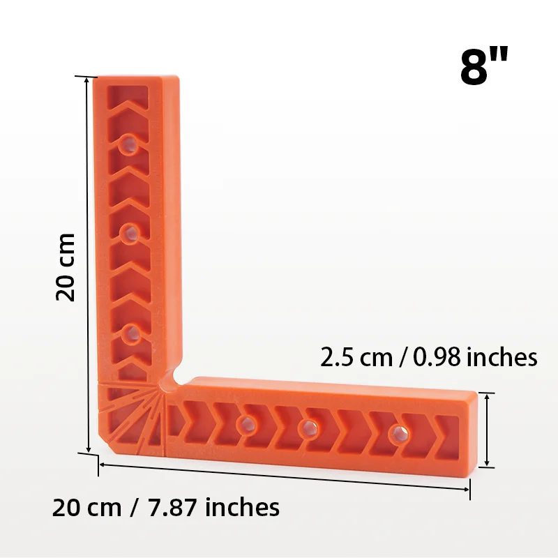 90 Degree Auxiliary Positioner Squares Right Angle Ruler Clamps Reusable Plastic L Fixed Corner Gripper Woodworking Holder Tools 90 Degree Auxiliary Positioner Squares Right Angle Ruler Clamps Reusable Plastic L Fixed Corner Gripper Woodworking Holder Tools