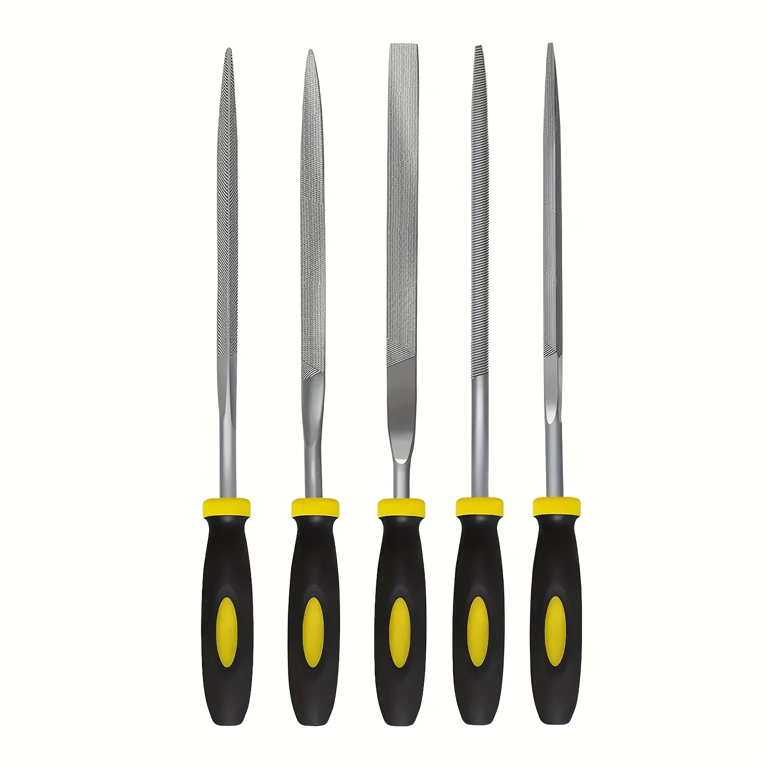 Premium Needle File Set - High-Carbon Steel Files with Non-Slip Ergonomic Handles for Precise Filing on Wood, Plastic, Model Premium Needle File Set - High-Carbon Steel Files with Non-Slip Ergonomic Handles for Precise Filing on Wood, Plastic, Model