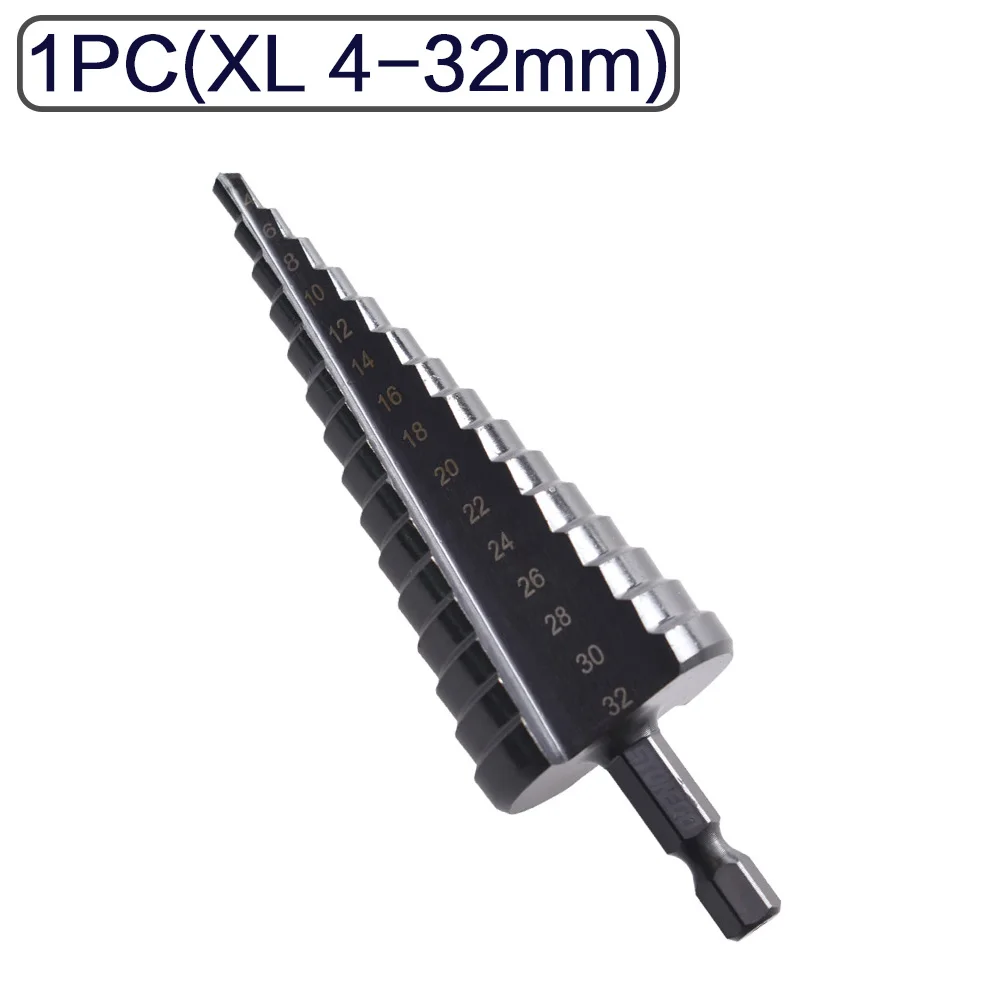 5pcs Step Drill Bit Set Hss Cobalt Multiple Hole 50 Sizes Cobalt Titanium Conical Carbide Drill Perforator Hole Cutter Tool 5pcs Step Drill Bit Set Hss Cobalt Multiple Hole 50 Sizes Cobalt Titanium Conical Carbide Drill Perforator Hole Cutter Tool