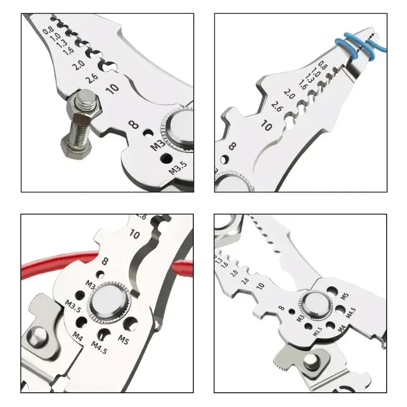 Multi Functional Electrician Pliers For Wire Splitting And Stripping Specialized For Electricians