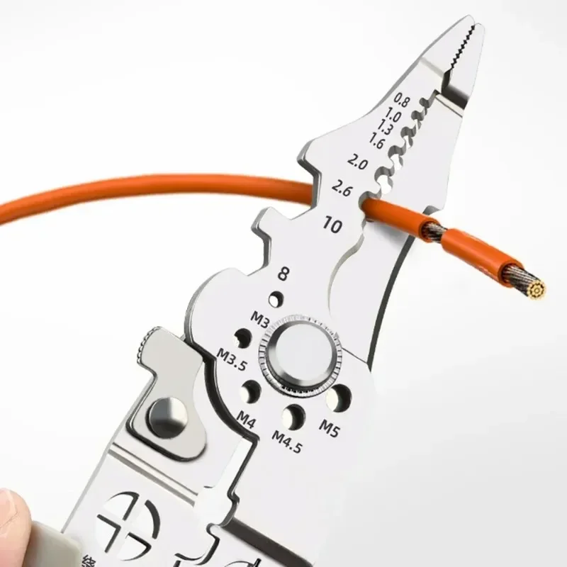 Multi Functional Electrician Pliers For Wire Splitting And Stripping Specialized For Electricians