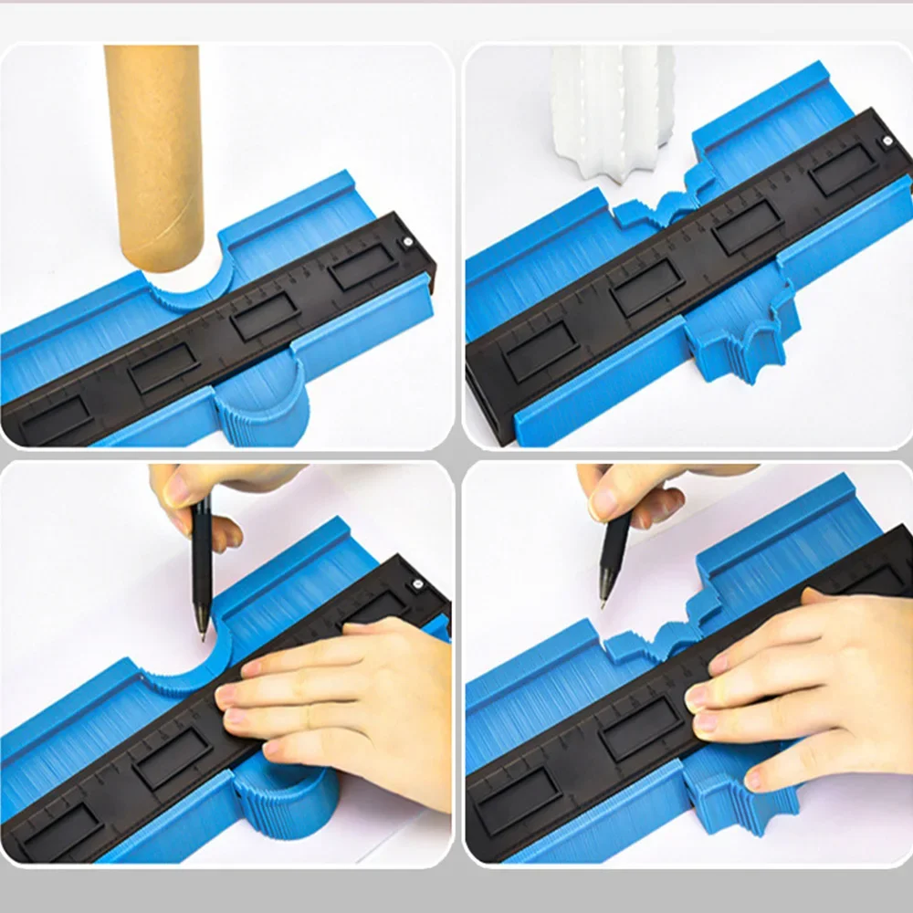 1-3PCS Contour Gauge Shaping Construction Measuring instrument Marking template Cutting for Tile ceramic Tiling Carpet Woodwork 1-3PCS Contour Gauge Shaping Construction Measuring instrument Marking template Cutting for Tile ceramic Tiling Carpet Woodwork
