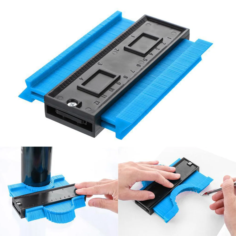 1-3PCS Contour Gauge Shaping Construction Measuring instrument Marking template Cutting for Tile ceramic Tiling Carpet Woodwork 1-3PCS Contour Gauge Shaping Construction Measuring instrument Marking template Cutting for Tile ceramic Tiling Carpet Woodwork