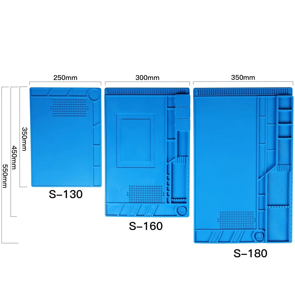 ESD Heat Resistant 932℉ Soldering Mat Job Tools Computer Phone Repair Kit Working Repair Pad Heatresistant Maintenance Platform