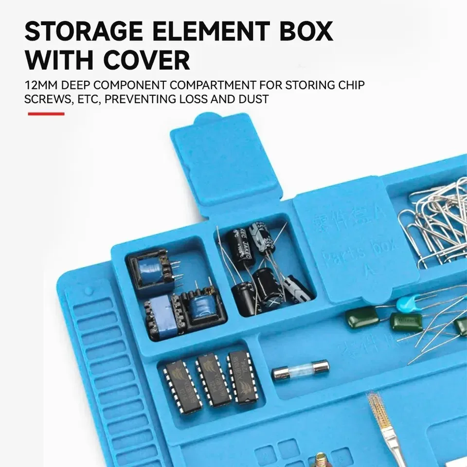 ESD Heat Resistant 932℉ Soldering Mat Job Tools Computer Phone Repair Kit Working Repair Pad Heatresistant Maintenance Platform