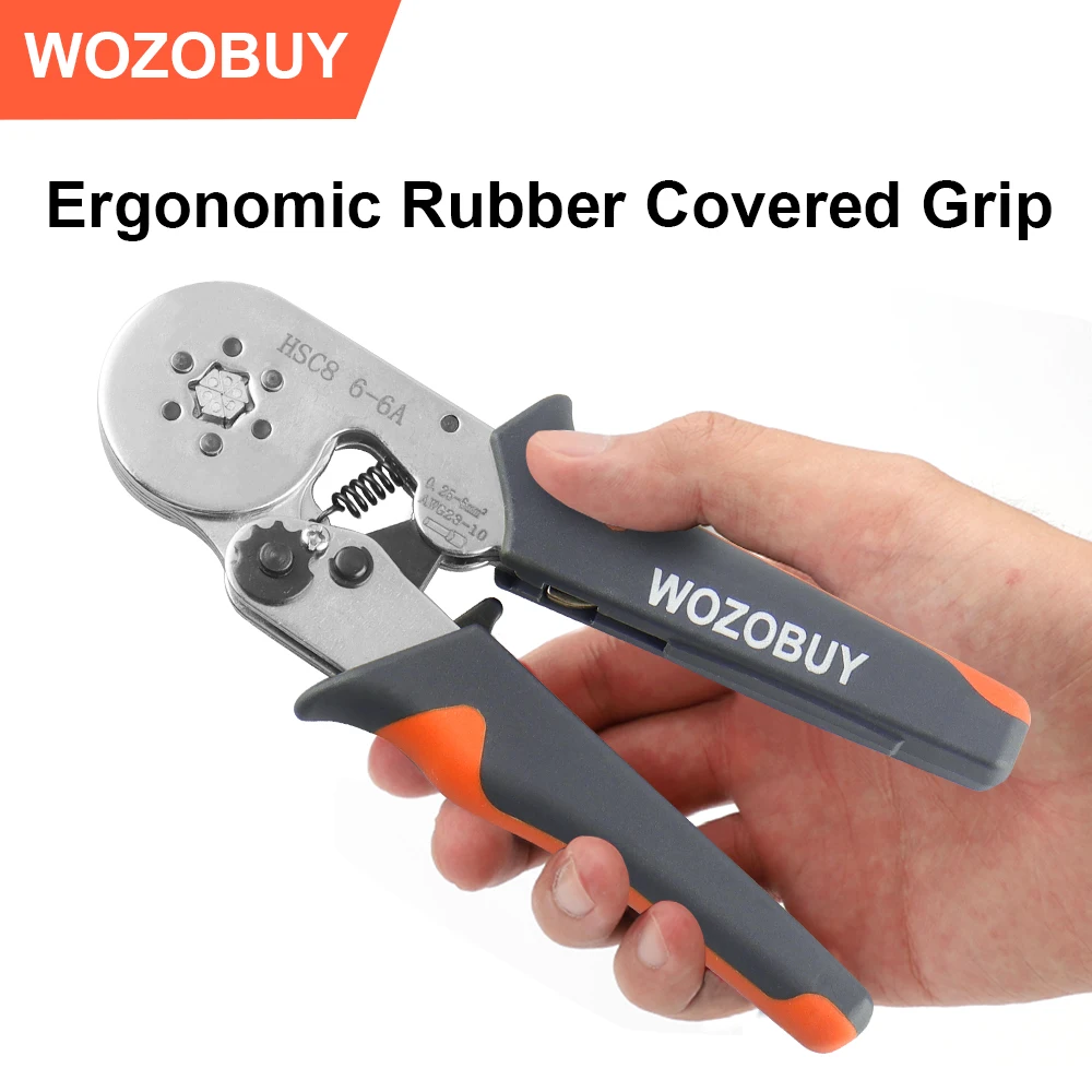 Ferrule Crimping Tool HSC8 6-4/6-6 Electrical Crimper Plier For Wire End Crimp Tube Terminals Electrical Circuit Repair Ferrule Crimping Tool HSC8 6-4/6-6 Electrical Crimper Plier For Wire End Crimp Tube Terminals Electrical Circuit Repair