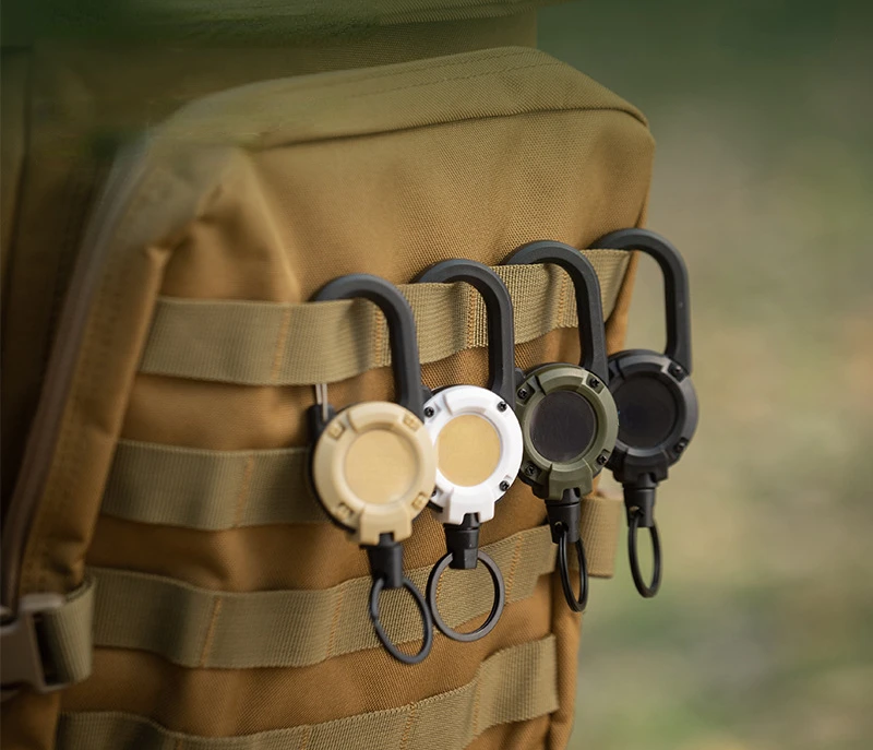 1Pcs Anti-theft Metal Easy-to-pull Buckle Rope Elastic Keychain Sporty Retractable Key Ring Anti Lost 1Pcs Anti-theft Metal Easy-to-pull Buckle Rope Elastic Keychain Sporty Retractable Key Ring Anti Lost