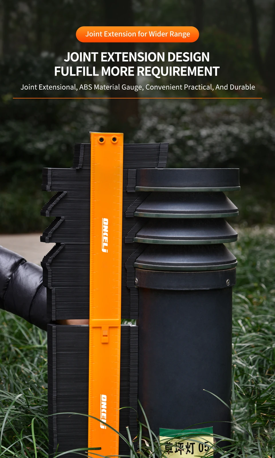 ONKEL.J Brand Connection Contour Gauge Profile Tool Alloy Adjustable Lock Edge Shaping Wood Measure Ruler Tiles Meethulp Gauge ONKEL.J Brand Connection Contour Gauge Profile Tool Alloy Adjustable Lock Edge Shaping Wood Measure Ruler Tiles Meethulp Gauge