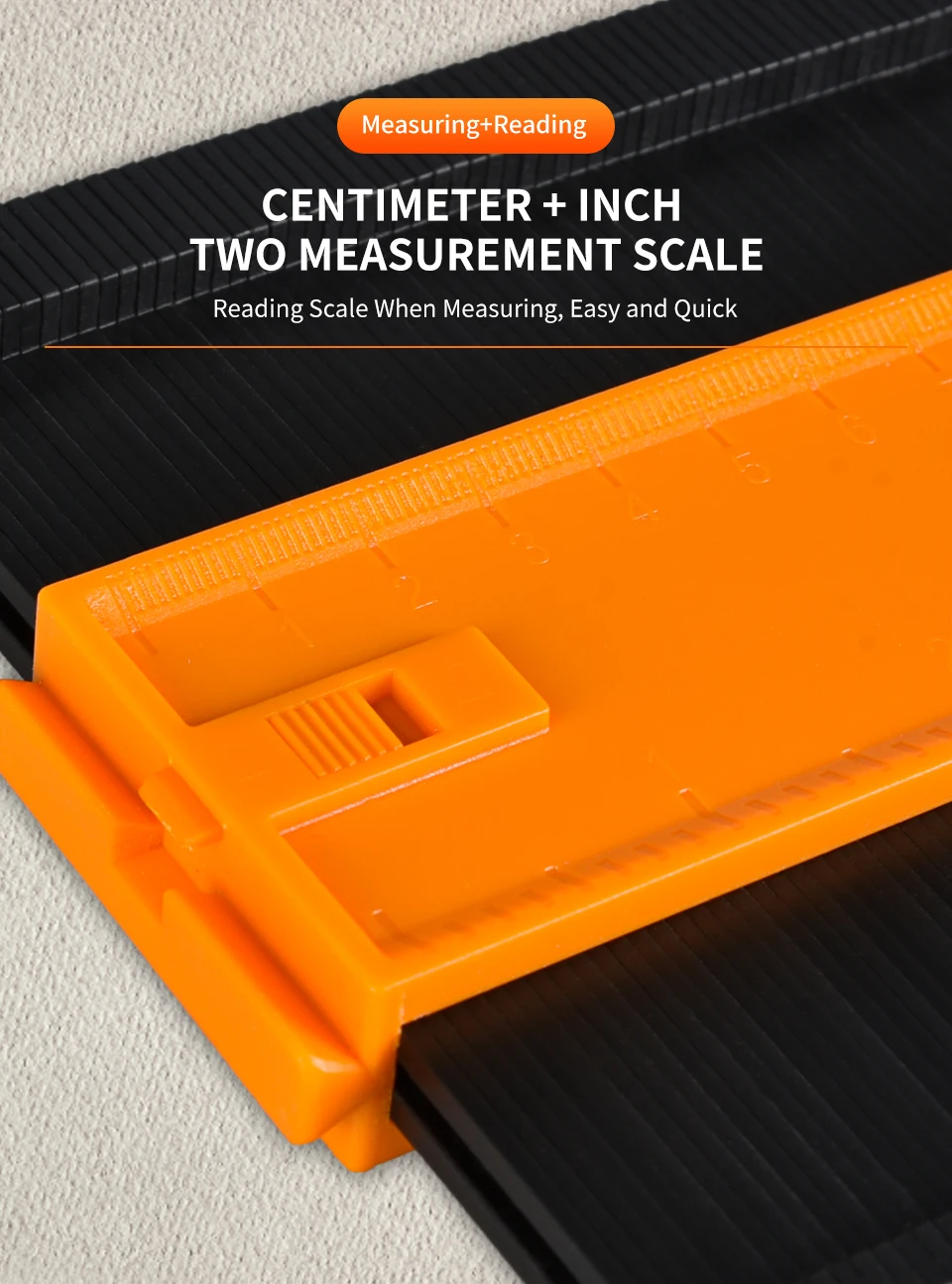 ONKEL.J Brand Connection Contour Gauge Profile Tool Alloy Adjustable Lock Edge Shaping Wood Measure Ruler Tiles Meethulp Gauge ONKEL.J Brand Connection Contour Gauge Profile Tool Alloy Adjustable Lock Edge Shaping Wood Measure Ruler Tiles Meethulp Gauge