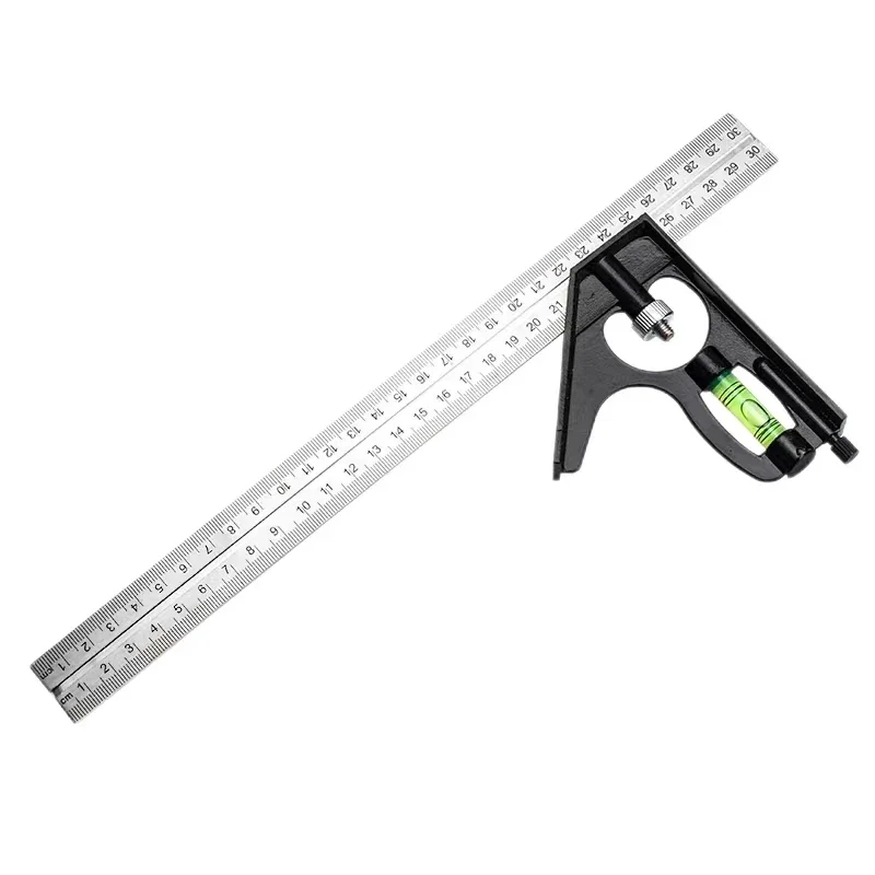 300mm Multi Functional Combination Adjustable Right Angle Ruler and Protractor Movable Measuring Tool Measuring Instrument 300mm Multi Functional Combination Adjustable Right Angle Ruler and Protractor Movable Measuring Tool Measuring Instrument