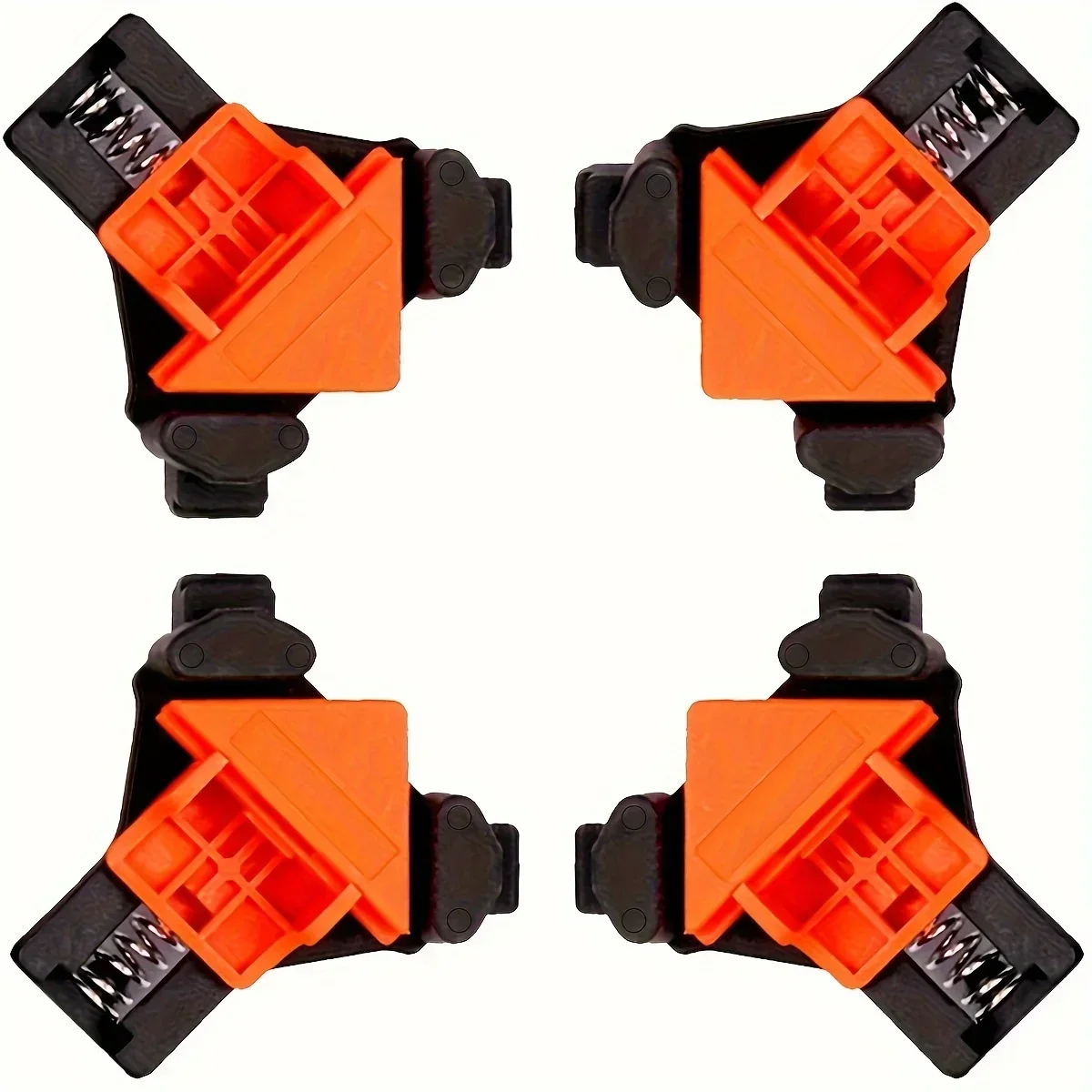 2pcs 90 Degree Corner Clamps For Woodworking, Fast Adjustable Quick Spring Loaded Woodworking Clamps,Cabinets,Photo Framing 2pcs 90 Degree Corner Clamps For Woodworking, Fast Adjustable Quick Spring Loaded Woodworking Clamps,Cabinets,Photo Framing