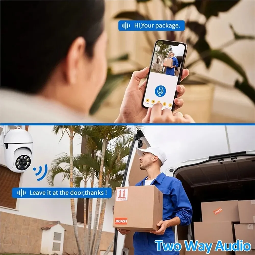 3MP Wifi IP Camera Outdoor Wired Security Surveillance Camera AI Human Tracking Two Way Audio Night Color Cam 3MP Wifi IP Camera Outdoor Wired Security Surveillance Camera AI Human Tracking Two Way Audio Night Color Cam