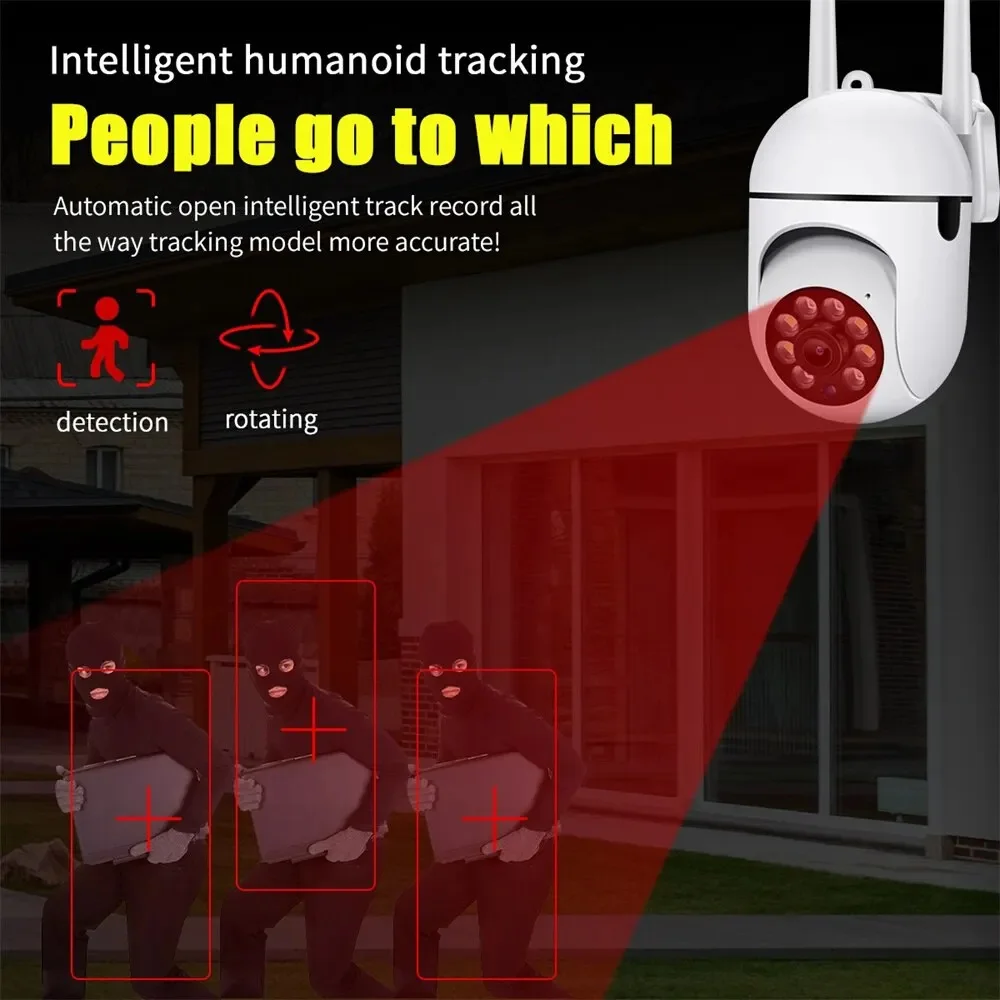 3MP Wifi IP Camera Outdoor Wired Security Surveillance Camera AI Human Tracking Two Way Audio Night Color Cam 3MP Wifi IP Camera Outdoor Wired Security Surveillance Camera AI Human Tracking Two Way Audio Night Color Cam