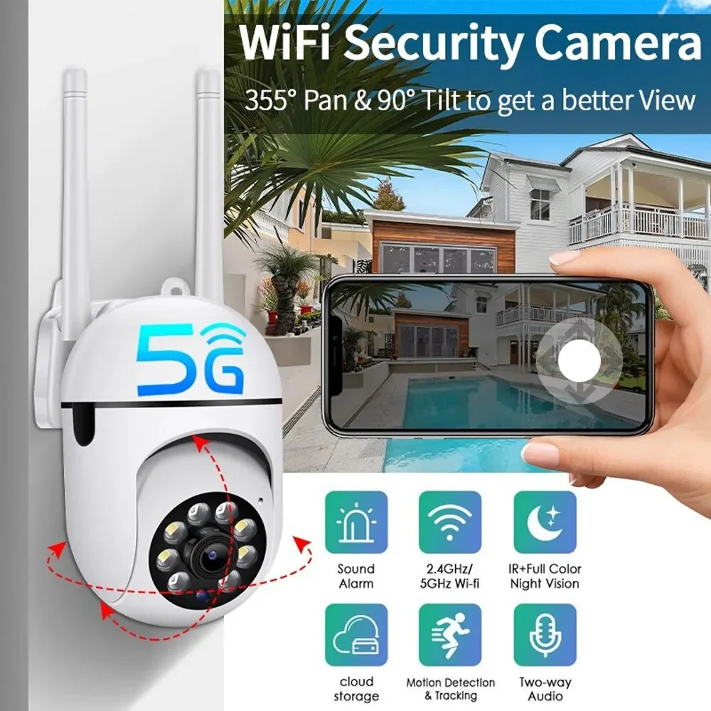 3MP Wifi IP Camera Outdoor Wired Security Surveillance Camera AI Human Tracking Two Way Audio Night Color Cam 3MP Wifi IP Camera Outdoor Wired Security Surveillance Camera AI Human Tracking Two Way Audio Night Color Cam