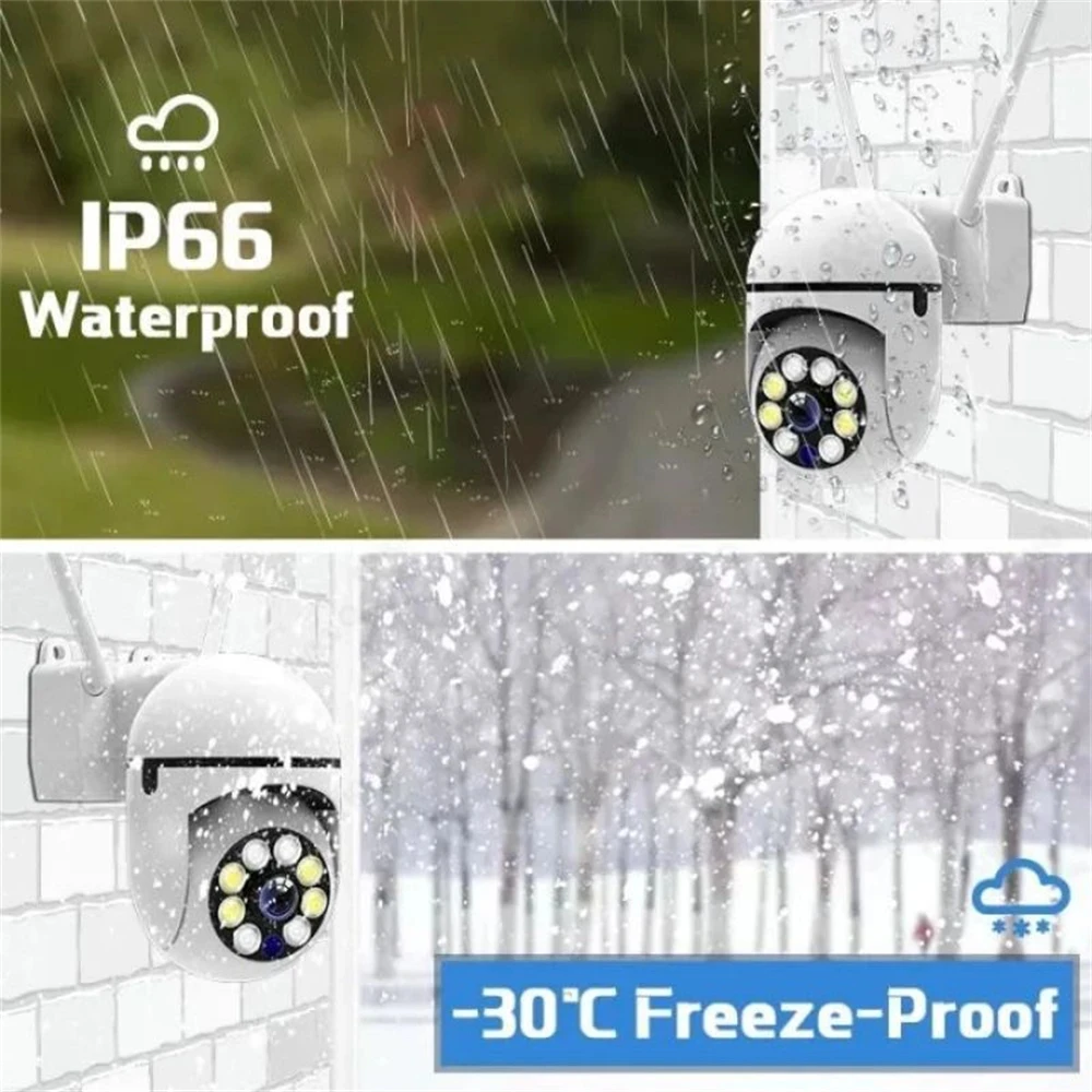 8MP WiFi Camera 2.4G Security Surveillance PTZ IR Night Vision Motion Detection Home Security Camera with 2 Antennas for Child 8MP WiFi Camera 2.4G Security Surveillance PTZ IR Night Vision Motion Detection Home Security Camera with 2 Antennas for Child