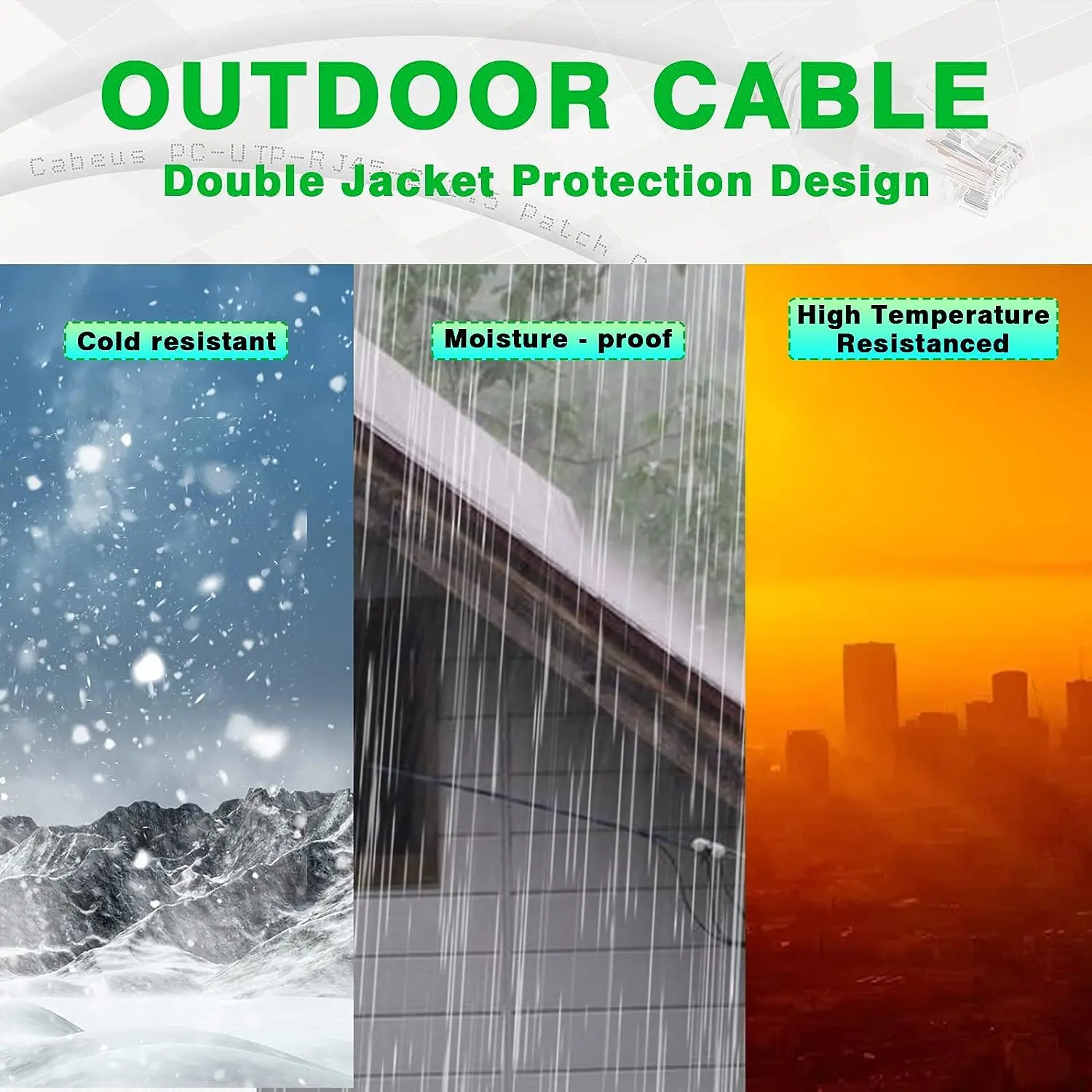 Ethernet Cable - Supports Cat5 / Cat5e / Cat5 RJ45 Computer Networking Cord Injection Molding Crystal PVC head for office comput Ethernet Cable - Supports Cat5 / Cat5e / Cat5 RJ45 Computer Networking Cord Injection Molding Crystal PVC head for office comput