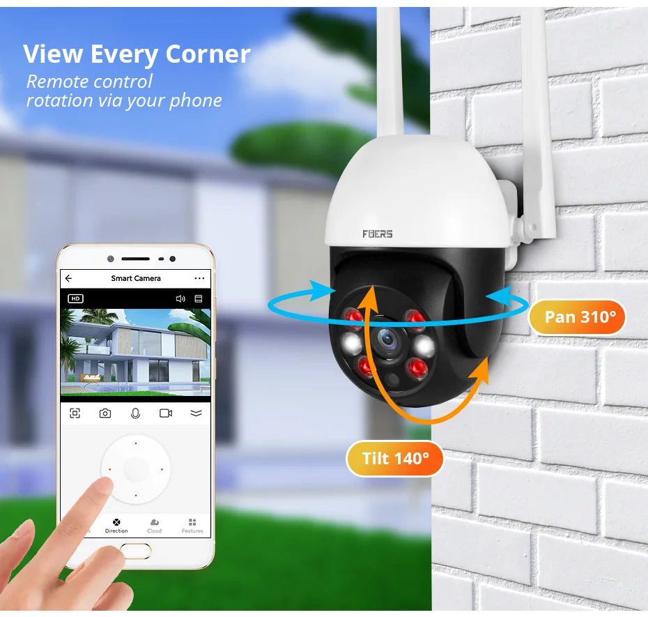 Fuers 8MP 4K IP Camera Tuya Smart Outdoor Home Security Auto Tracking AI Human Detection Camera WIFI CCTV Surveillance Camera Fuers 8MP 4K IP Camera Tuya Smart Outdoor Home Security Auto Tracking AI Human Detection Camera WIFI CCTV Surveillance Camera