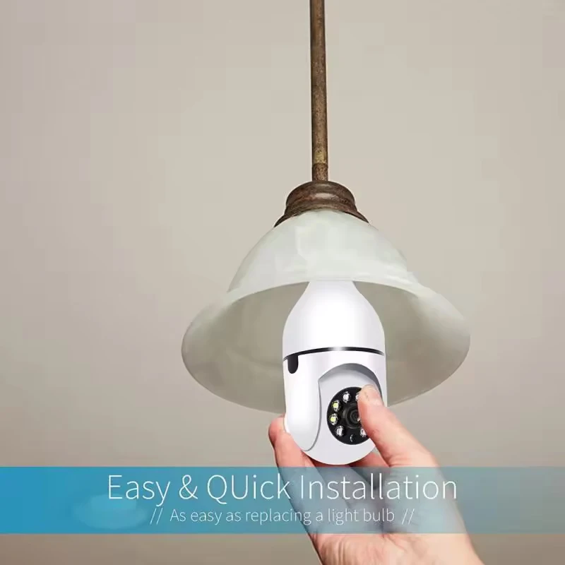 4G WiFi IP Camera E27 Bulb Cam 3MP Wireless Baby Monitor AI Tracking Security Video Surveillance Pet Cam SmartLife Indoor 4G WiFi IP Camera E27 Bulb Cam 3MP Wireless Baby Monitor AI Tracking Security Video Surveillance Pet Cam SmartLife Indoor