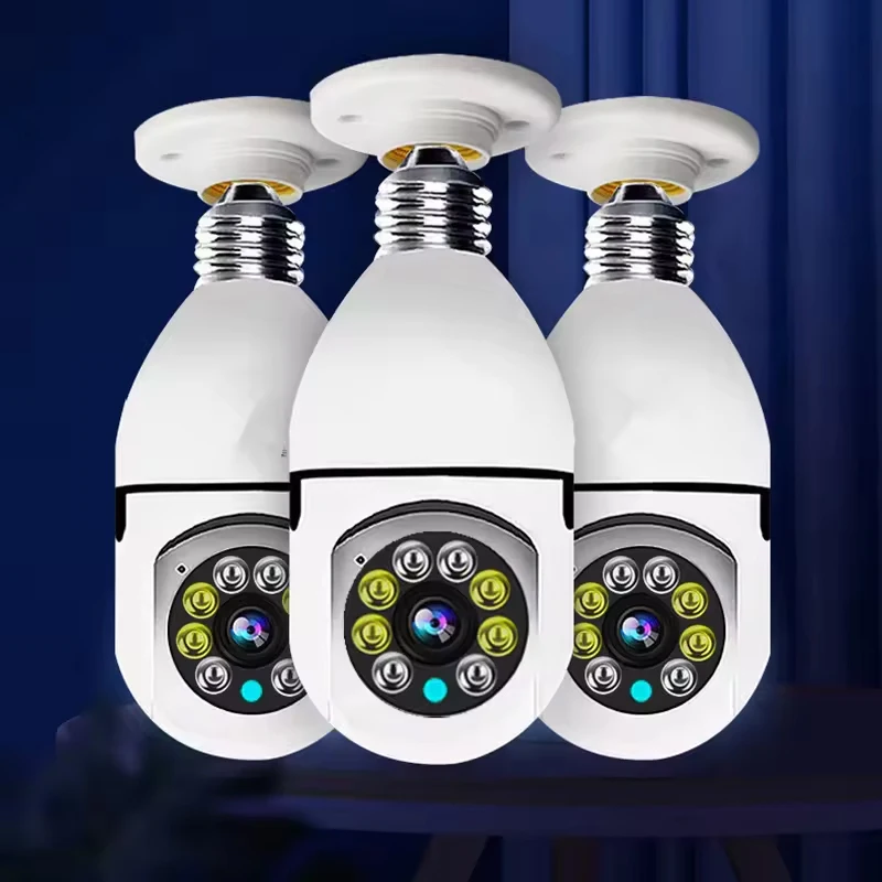 4G WiFi IP Camera E27 Bulb Cam 3MP Wireless Baby Monitor AI Tracking Security Video Surveillance Pet Cam SmartLife Indoor 4G WiFi IP Camera E27 Bulb Cam 3MP Wireless Baby Monitor AI Tracking Security Video Surveillance Pet Cam SmartLife Indoor