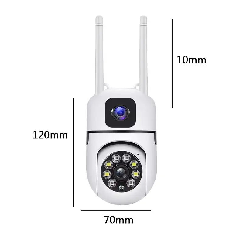 WiFi IP Camera Security Protection Dual Lens Dual Screen Wireless Indoor Monitor Auto Track PTZ CCTV Video Surveillance V380 Pro WiFi IP Camera Security Protection Dual Lens Dual Screen Wireless Indoor Monitor Auto Track PTZ CCTV Video Surveillance V380 Pro