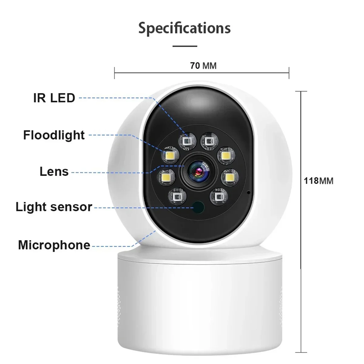 8MP Smart WiFi IP Camera Indoor Home Security Baby Monitor PTZ Camera Automatic Tracking Video Two-way Audio Surveillance Camera 8MP Smart WiFi IP Camera Indoor Home Security Baby Monitor PTZ Camera Automatic Tracking Video Two-way Audio Surveillance Camera