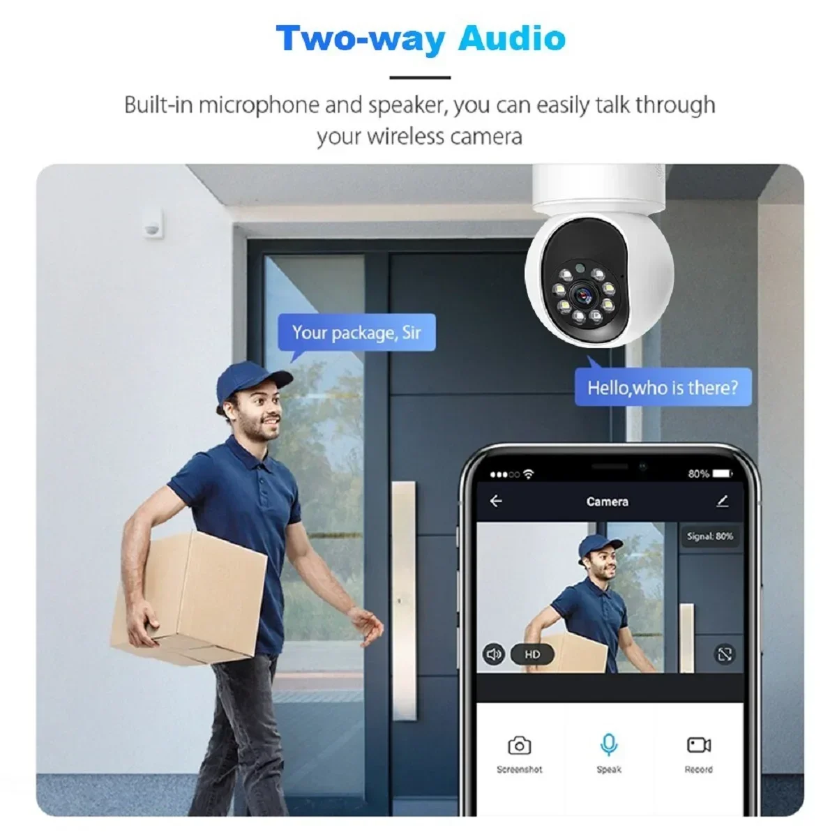 8MP Smart WiFi IP Camera Indoor Home Security Baby Monitor PTZ Camera Automatic Tracking Video Two-way Audio Surveillance Camera 8MP Smart WiFi IP Camera Indoor Home Security Baby Monitor PTZ Camera Automatic Tracking Video Two-way Audio Surveillance Camera