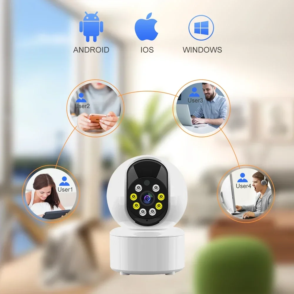 8MP Smart WiFi IP Camera Indoor Home Security Baby Monitor PTZ Camera Automatic Tracking Video Two-way Audio Surveillance Camera 8MP Smart WiFi IP Camera Indoor Home Security Baby Monitor PTZ Camera Automatic Tracking Video Two-way Audio Surveillance Camera