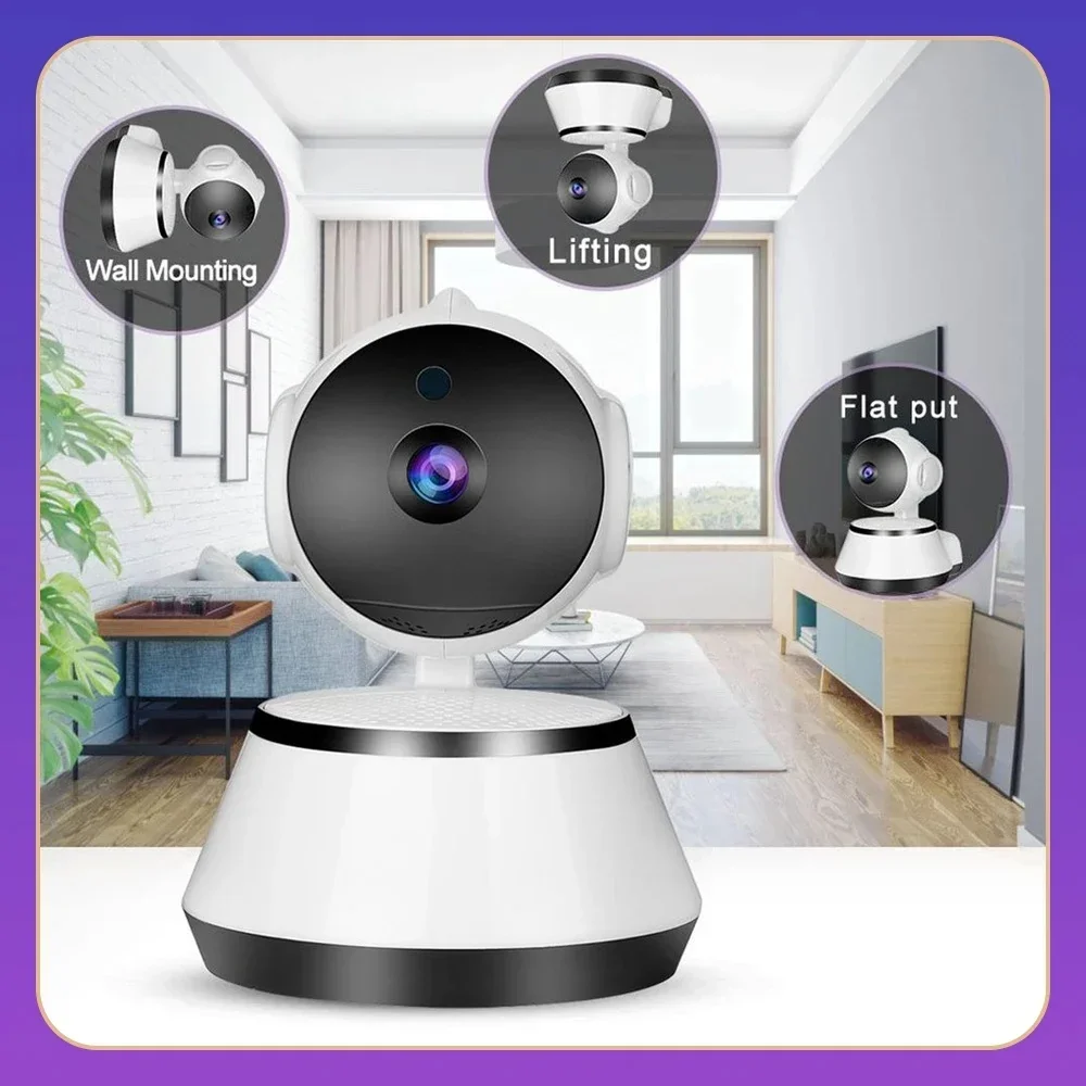 8MP IP WiFi Camera Surveillance Security Baby Monitor AI Human Tracking Cam Full Color Night Vision CCTV Indoor Video Camera 8MP IP WiFi Camera Surveillance Security Baby Monitor AI Human Tracking Cam Full Color Night Vision CCTV Indoor Video Camera