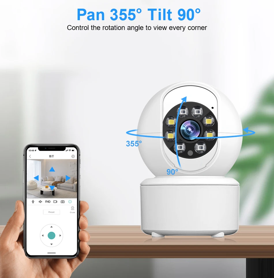 Smar HD 3MP Cloud Wireless IP Camera Intelligent Auto Tracking Of Human Home Security Surveillance CCTV Network Wifi Camera Smar HD 3MP Cloud Wireless IP Camera Intelligent Auto Tracking Of Human Home Security Surveillance CCTV Network Wifi Camera