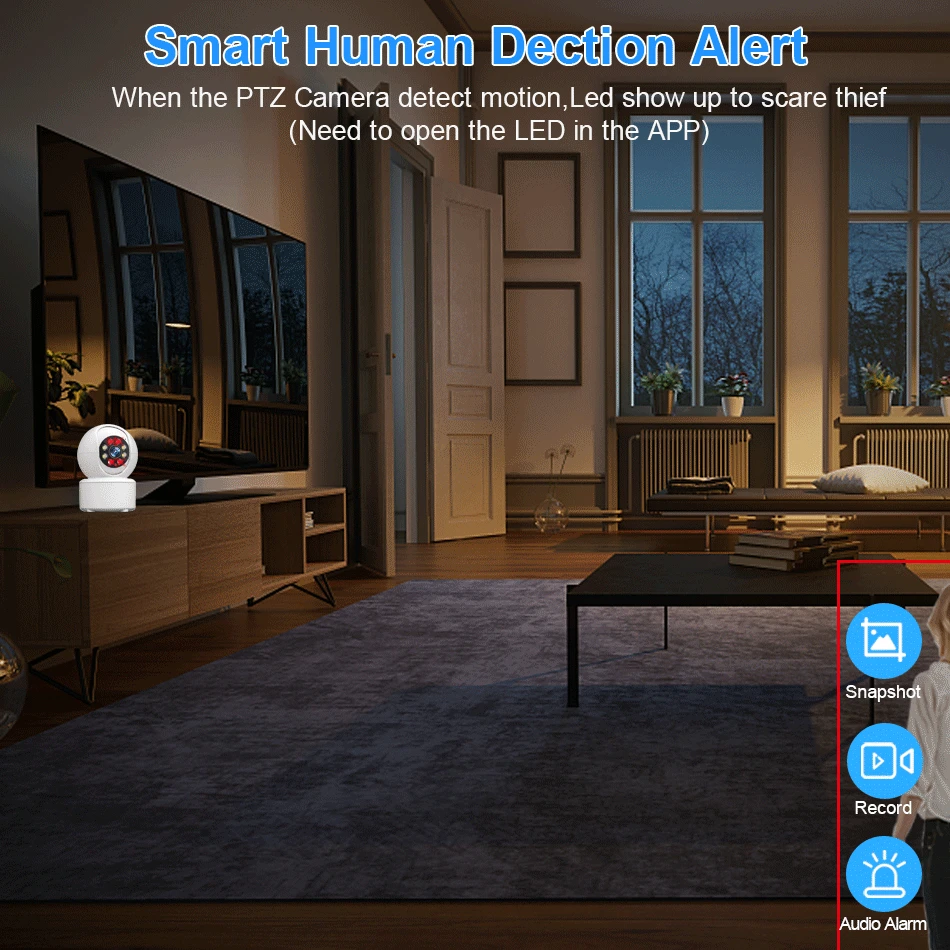 Smar HD 3MP Cloud Wireless IP Camera Intelligent Auto Tracking Of Human Home Security Surveillance CCTV Network Wifi Camera Smar HD 3MP Cloud Wireless IP Camera Intelligent Auto Tracking Of Human Home Security Surveillance CCTV Network Wifi Camera