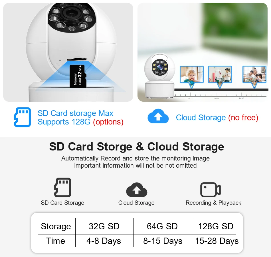 Smar HD 3MP Cloud Wireless IP Camera Intelligent Auto Tracking Of Human Home Security Surveillance CCTV Network Wifi Camera Smar HD 3MP Cloud Wireless IP Camera Intelligent Auto Tracking Of Human Home Security Surveillance CCTV Network Wifi Camera