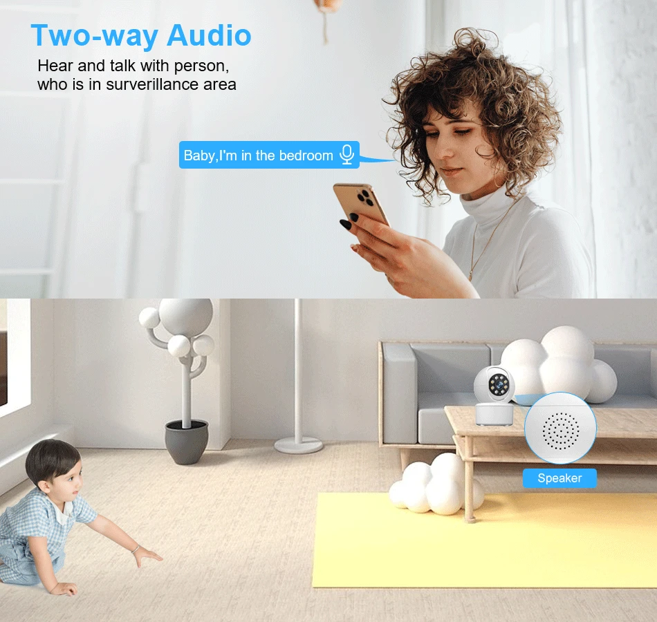 Smar HD 3MP Cloud Wireless IP Camera Intelligent Auto Tracking Of Human Home Security Surveillance CCTV Network Wifi Camera Smar HD 3MP Cloud Wireless IP Camera Intelligent Auto Tracking Of Human Home Security Surveillance CCTV Network Wifi Camera