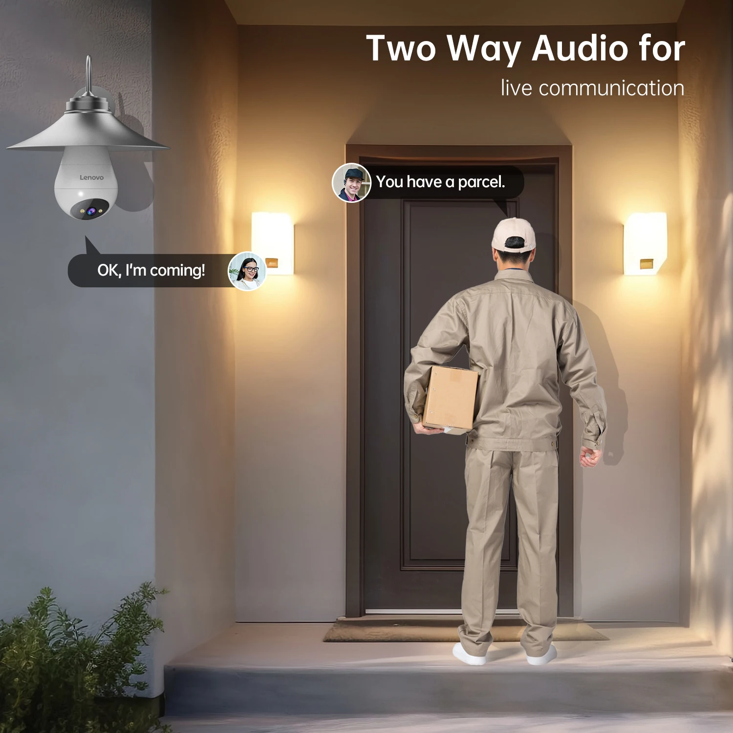 Lenovo 3MP E27 Bulb IP WiFi Camera Indoor Video Surveillance Camera Color Night AI Tracking Smart Home Baby Monitor CCTV Camera Lenovo 3MP E27 Bulb IP WiFi Camera Indoor Video Surveillance Camera Color Night AI Tracking Smart Home Baby Monitor CCTV Camera