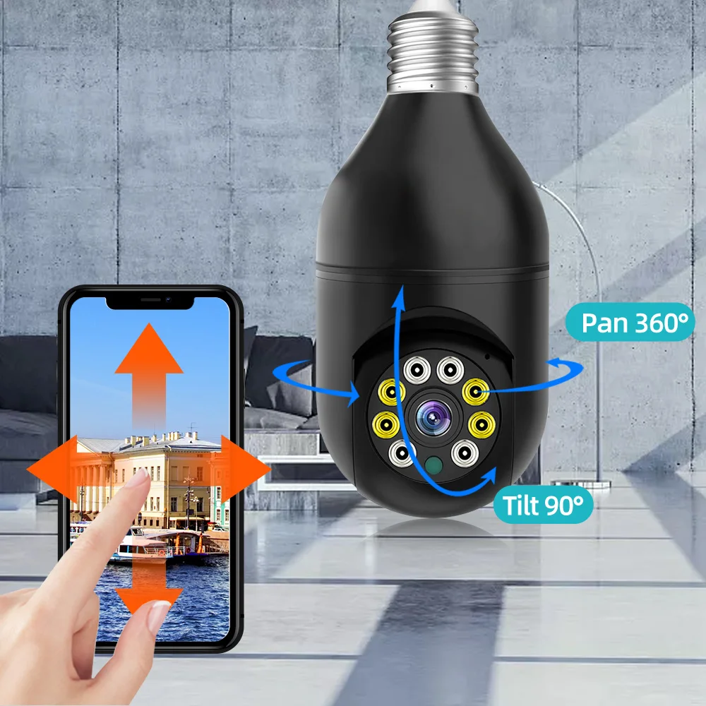 YI IOT 5G 2.4G Dual Band 4MP Full Color Night Vision E27 Bulb Wifi Camera Two Way Audio Auto Tracking Smart Home Security Camera YI IOT 5G 2.4G Dual Band 4MP Full Color Night Vision E27 Bulb Wifi Camera Two Way Audio Auto Tracking Smart Home Security Camera