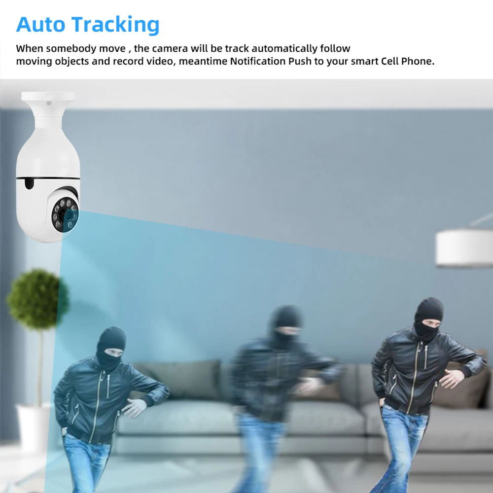 HONTUSEC YI IOT 5G 2.4G 4MP Wifi Bulb Camera Color Night Vision Security Camera Two Way Audio Auto Tracking PTZ Baby Monitor HONTUSEC YI IOT 5G 2.4G 4MP Wifi Bulb Camera Color Night Vision Security Camera Two Way Audio Auto Tracking PTZ Baby Monitor