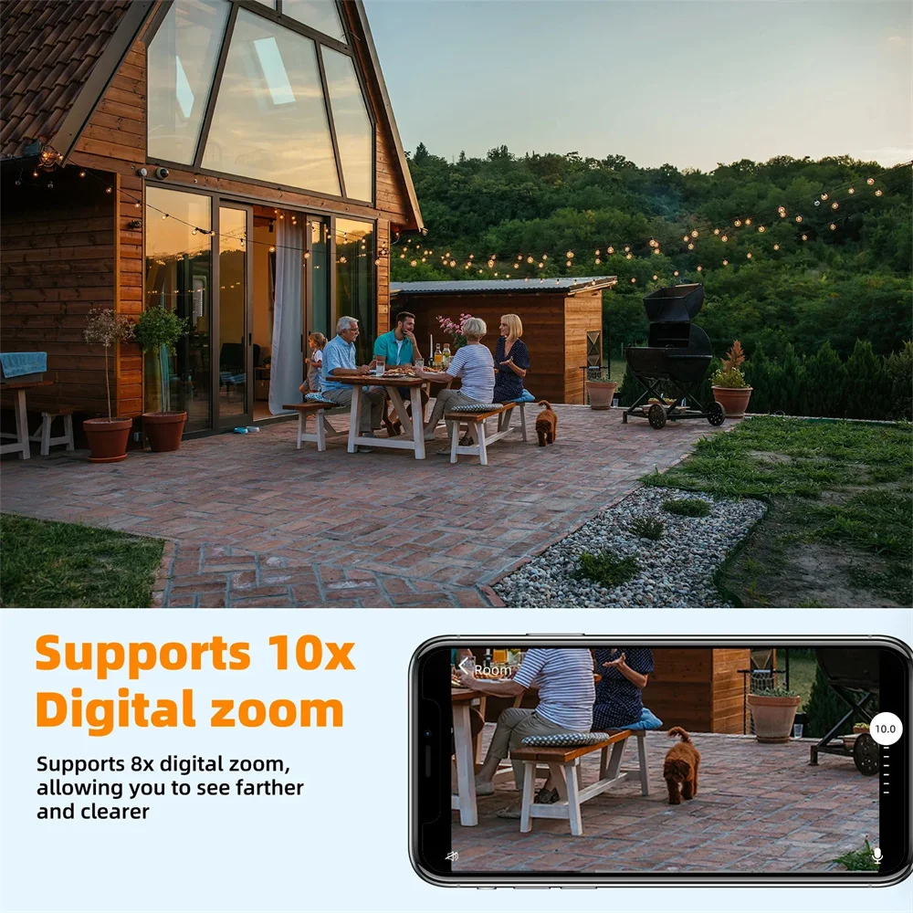 8MP E27 Bulb Camera Wifi Surveillance With LED Bulb CCTV PTZ AI Tracking Two-way Audio Night Vision 10X Zoom Wireless Cam 2 in 1 8MP E27 Bulb Camera Wifi Surveillance With LED Bulb CCTV PTZ AI Tracking Two-way Audio Night Vision 10X Zoom Wireless Cam 2 in 1