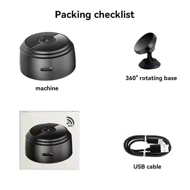 A9 WiFi Mini Camera Recorder Security Monitoring Wireless Video Mini Camera Recorder Voice Camera Smart Home For Infants And P A9 WiFi Mini Camera Recorder Security Monitoring Wireless Video Mini Camera Recorder Voice Camera Smart Home For Infants And P