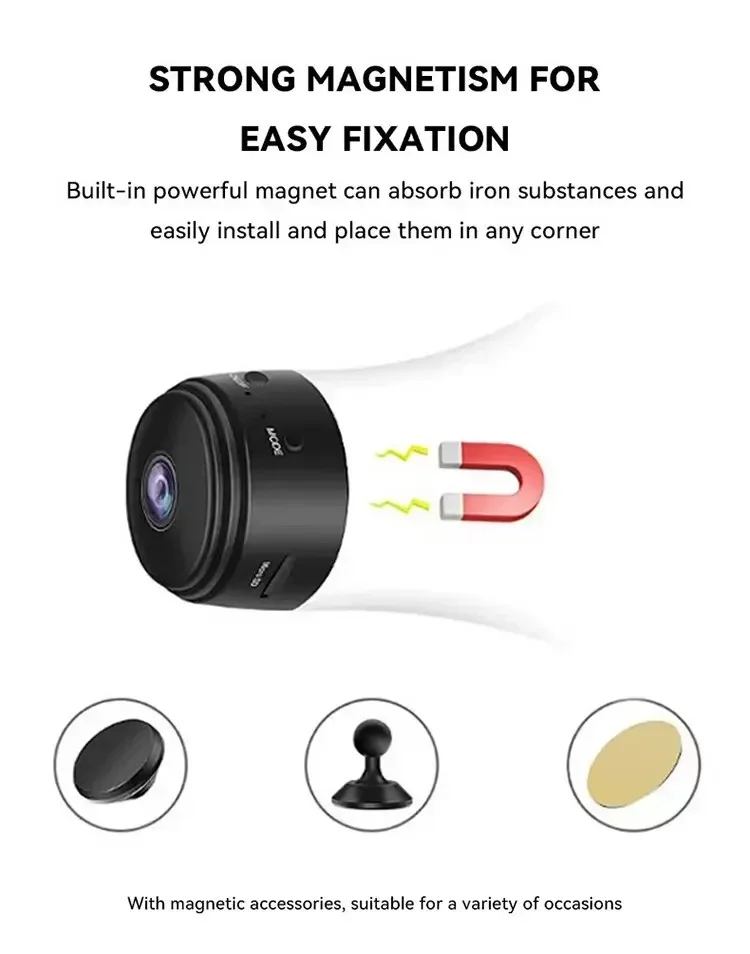 A9 WiFi Mini Camera Recorder Security Monitoring Wireless Video Mini Camera Recorder Voice Camera Smart Home For Infants And P A9 WiFi Mini Camera Recorder Security Monitoring Wireless Video Mini Camera Recorder Voice Camera Smart Home For Infants And P