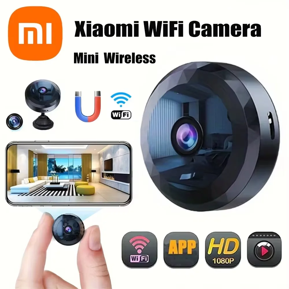 Xiaomi Wireless A11 Camera Mini WiFi Monitoring 1080P HD Video Security Camera Rechargeable Battery Motion Detection Camera New Xiaomi Wireless A11 Camera Mini WiFi Monitoring 1080P HD Video Security Camera Rechargeable Battery Motion Detection Camera New