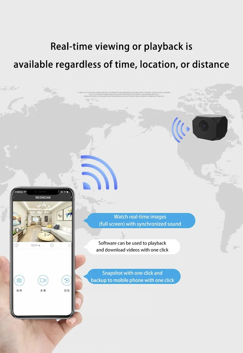 Xiaomi 1080P HD Mini Camera Wireless WiFi IP/APRemote Monitoring Baby Monitor Home Monitoring Lightweight Portable Mini Camera Xiaomi 1080P HD Mini Camera Wireless WiFi IP/APRemote Monitoring Baby Monitor Home Monitoring Lightweight Portable Mini Camera