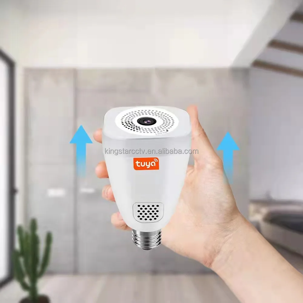 TUYA APP Smart 360 Panoramic Wireless HD CCTV Security IP Camera 3MP Wifi Light E27 Bulb WIFI Color Night Vision Two way audio TUYA APP Smart 360 Panoramic Wireless HD CCTV Security IP Camera 3MP Wifi Light E27 Bulb WIFI Color Night Vision Two way audio